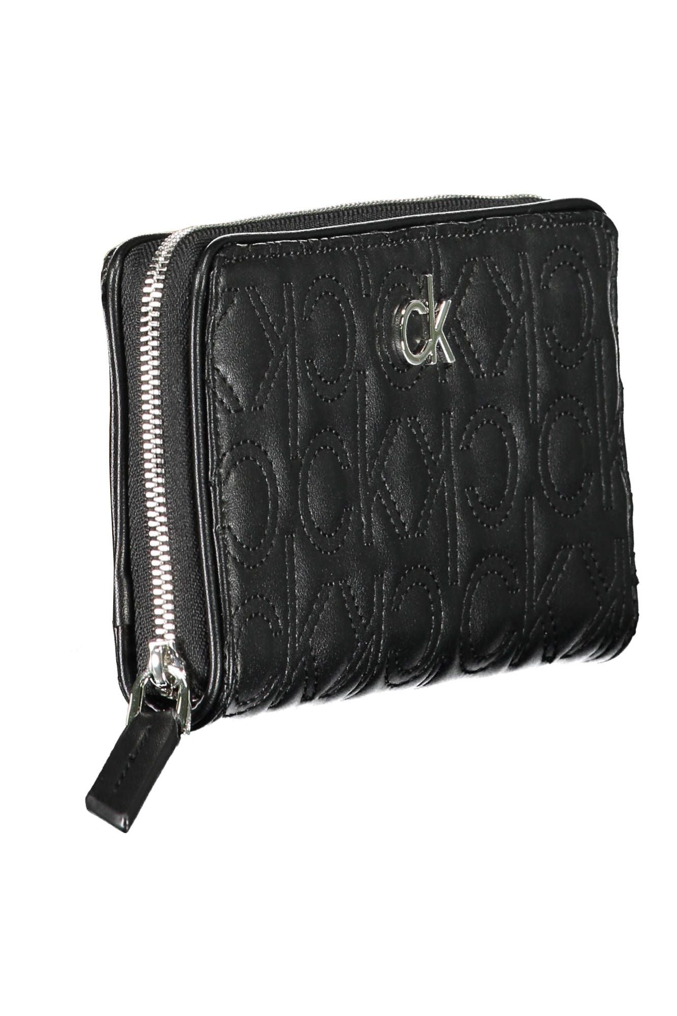 Black Polyurethane Women Wallet