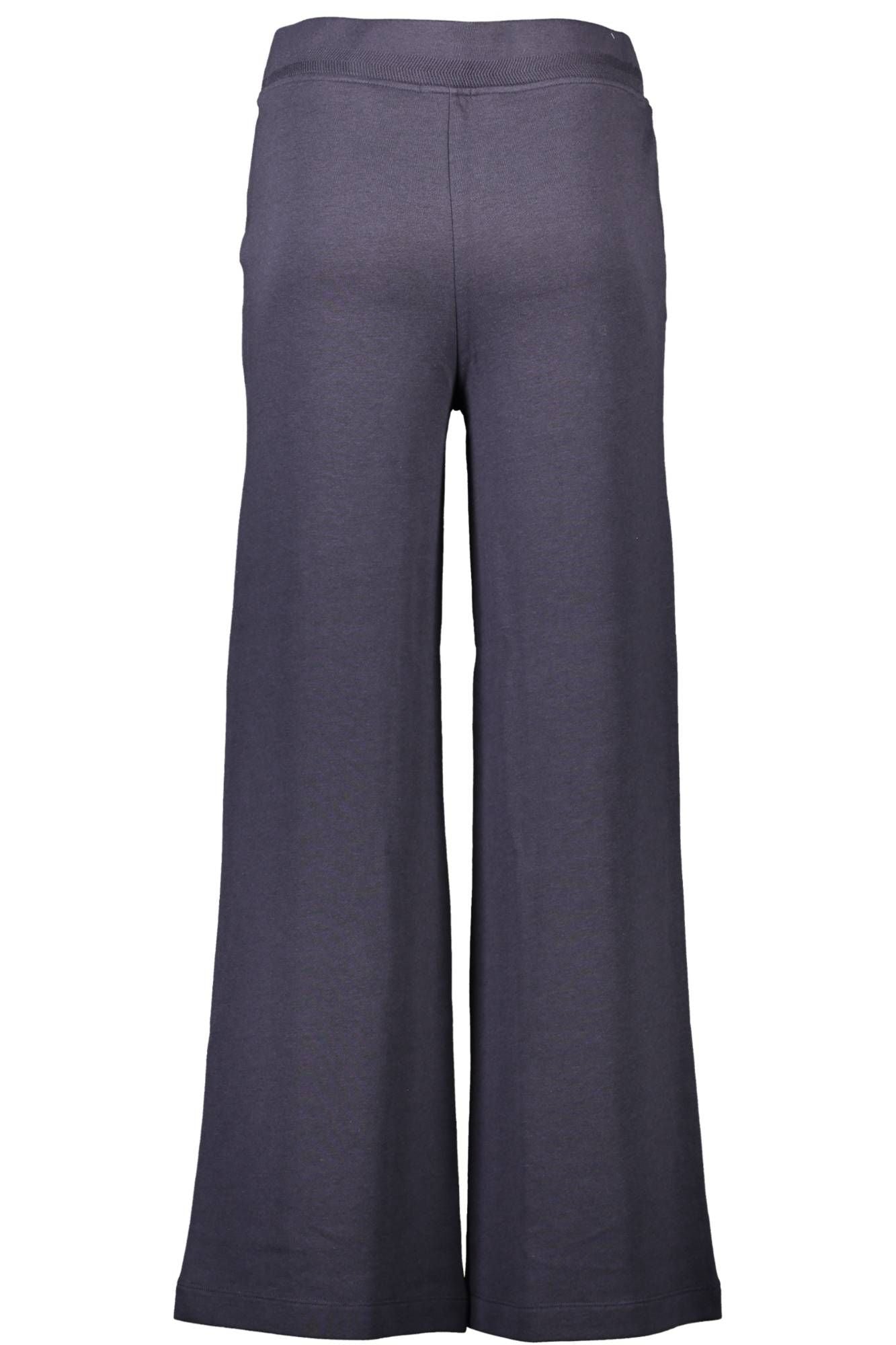 Blue Cotton Women Trouser