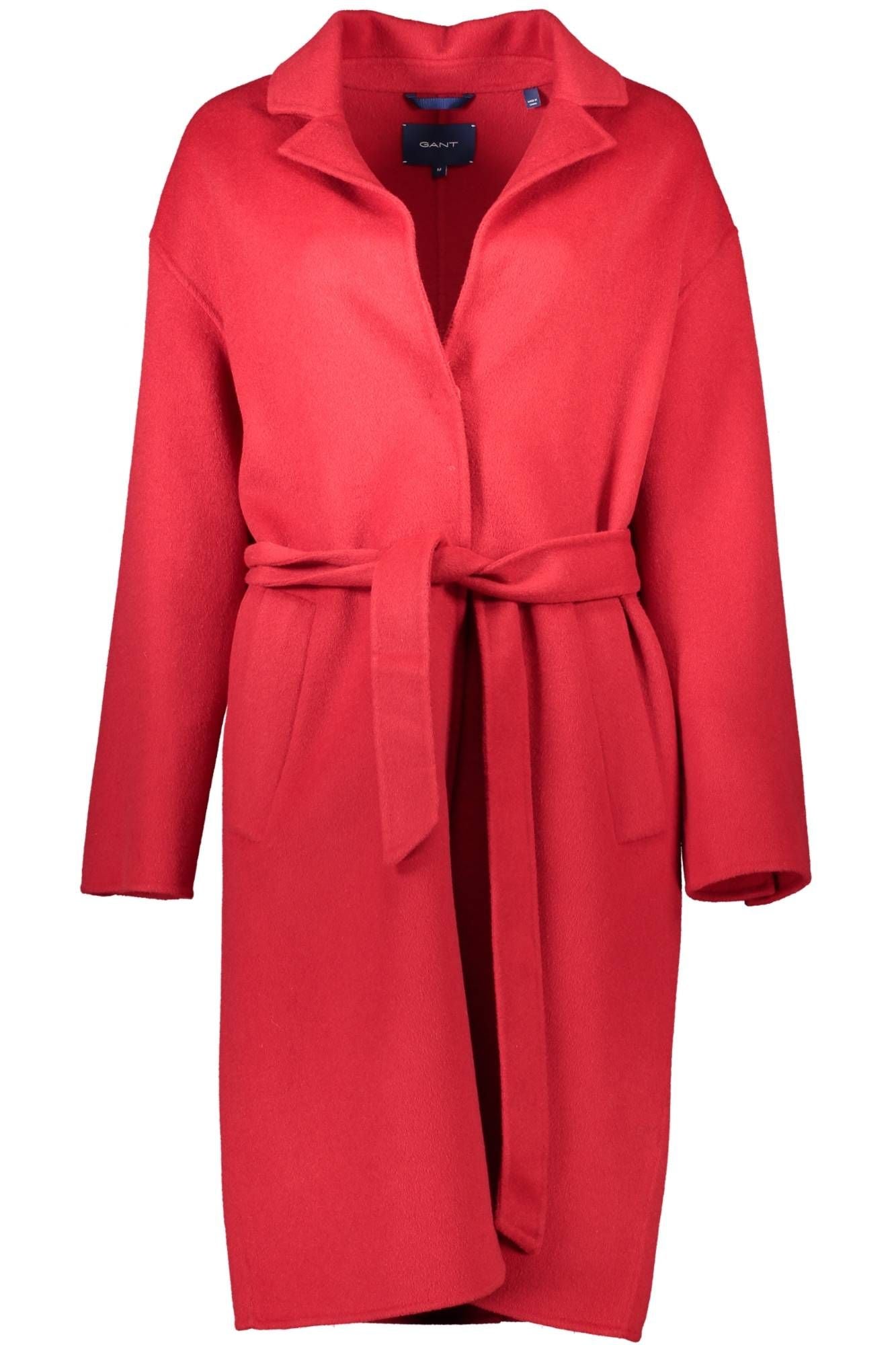 Red Wool Women Coat
