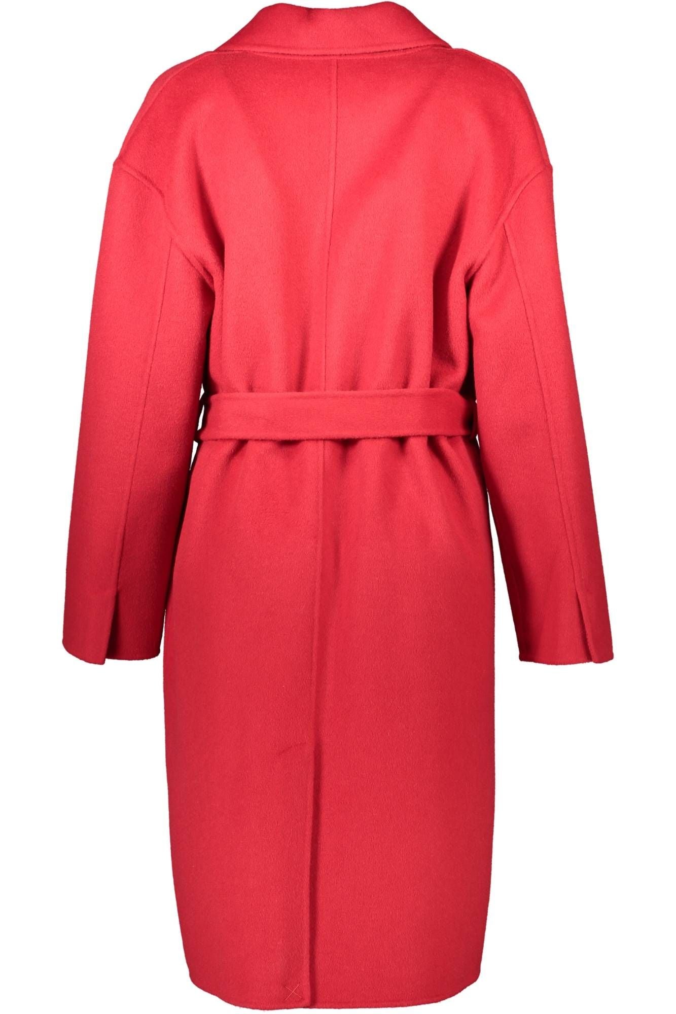 Red Wool Women Coat