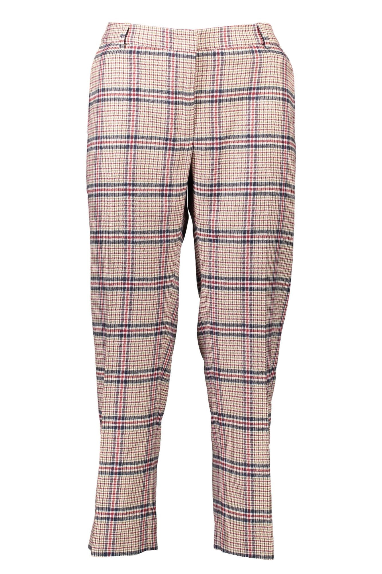 Brown Polyester Women Pant