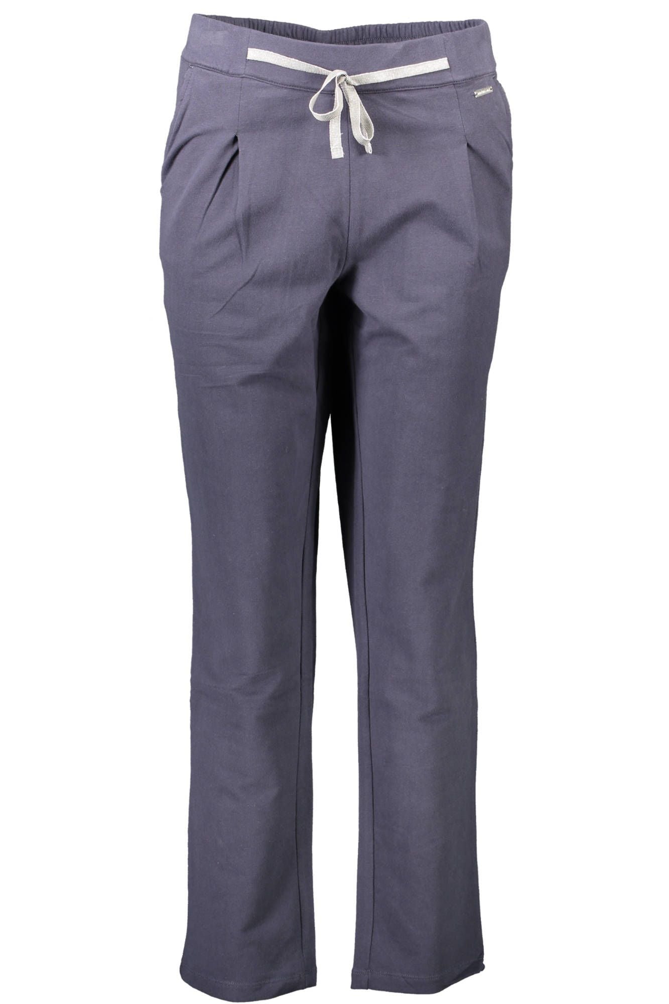 Blue Cotton Women Sports Pants