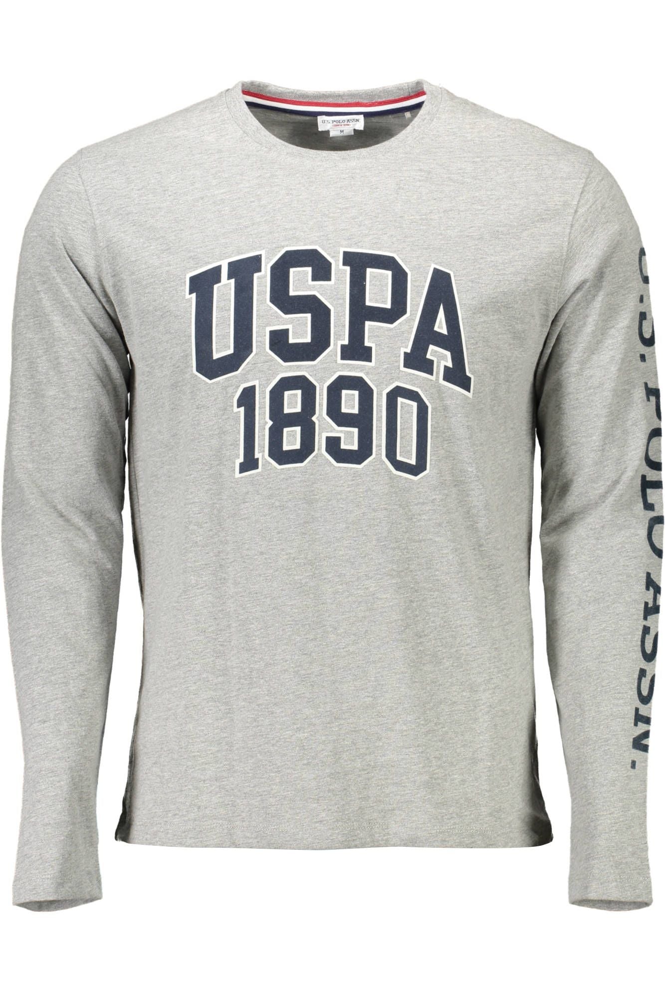Gray Cotton Men T-Shirt