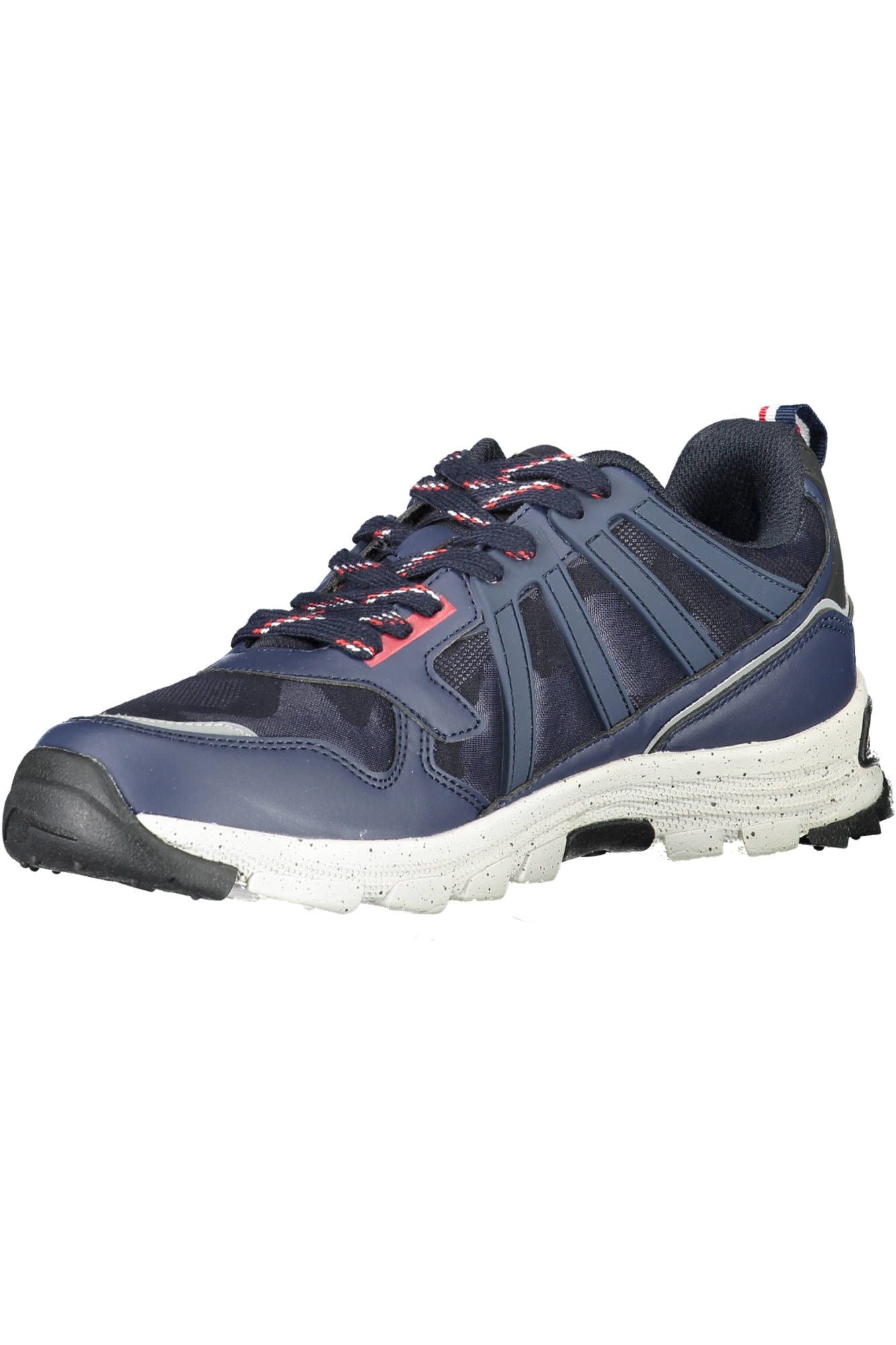 Blue Polyester Men Sneaker