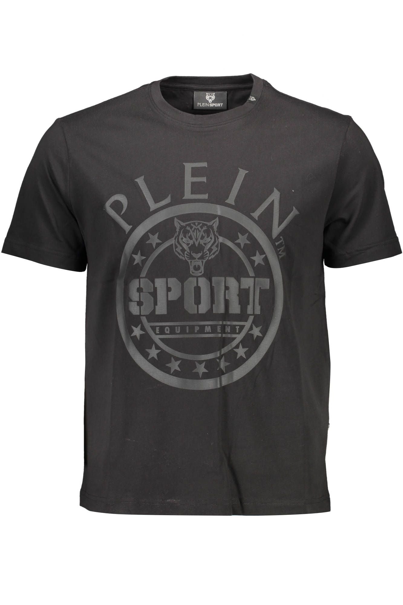 Black Cotton Men T-Shirt