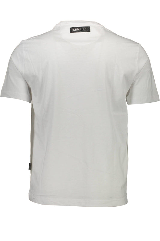 White Cotton Men T-Shirt