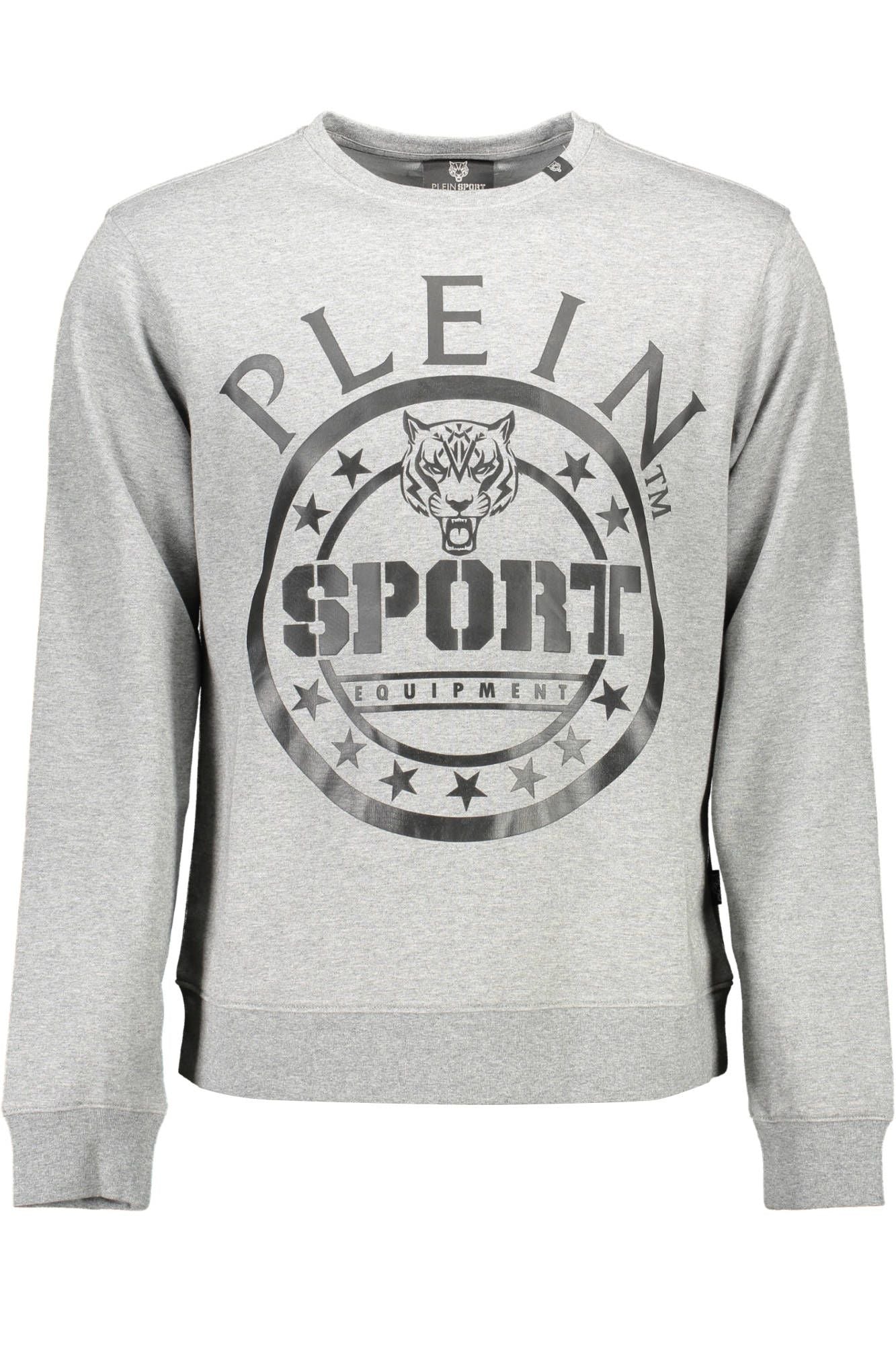 Gray Cotton Men Sweater