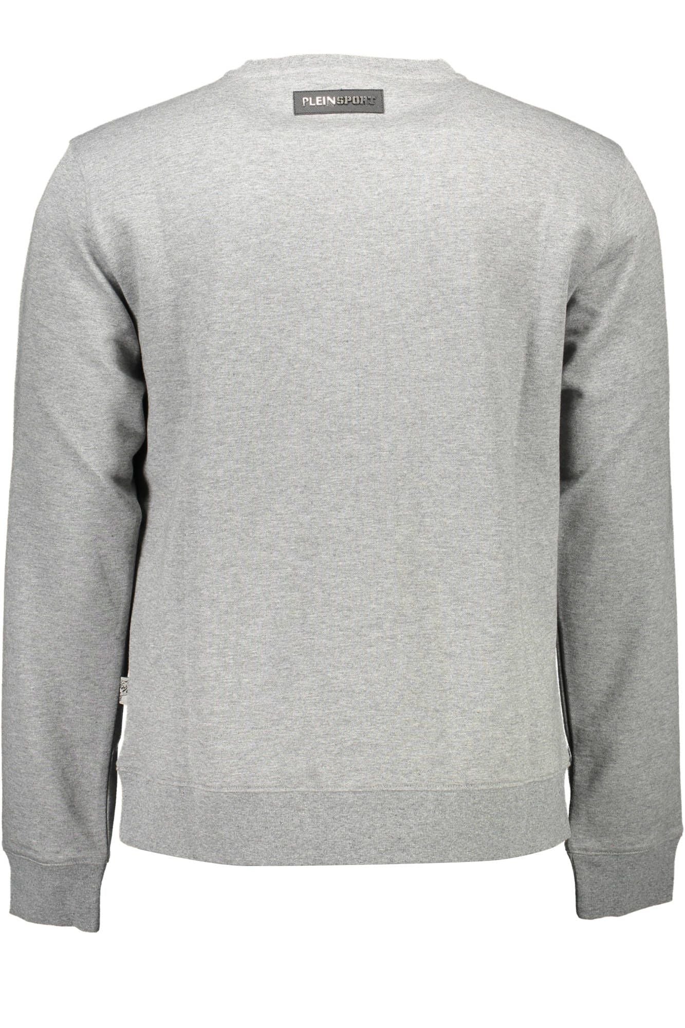 Gray Cotton Men Sweater