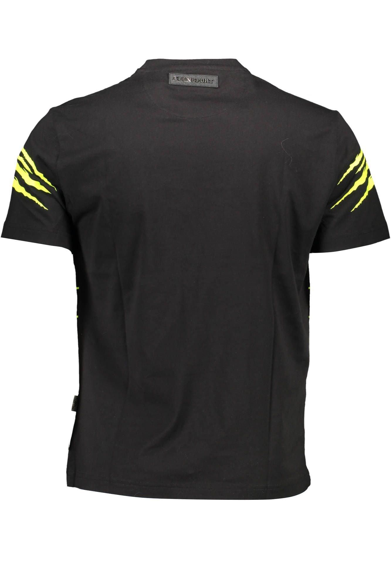 Black Cotton Men T-Shirt
