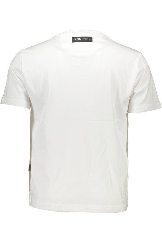 White Cotton Men T-Shirt