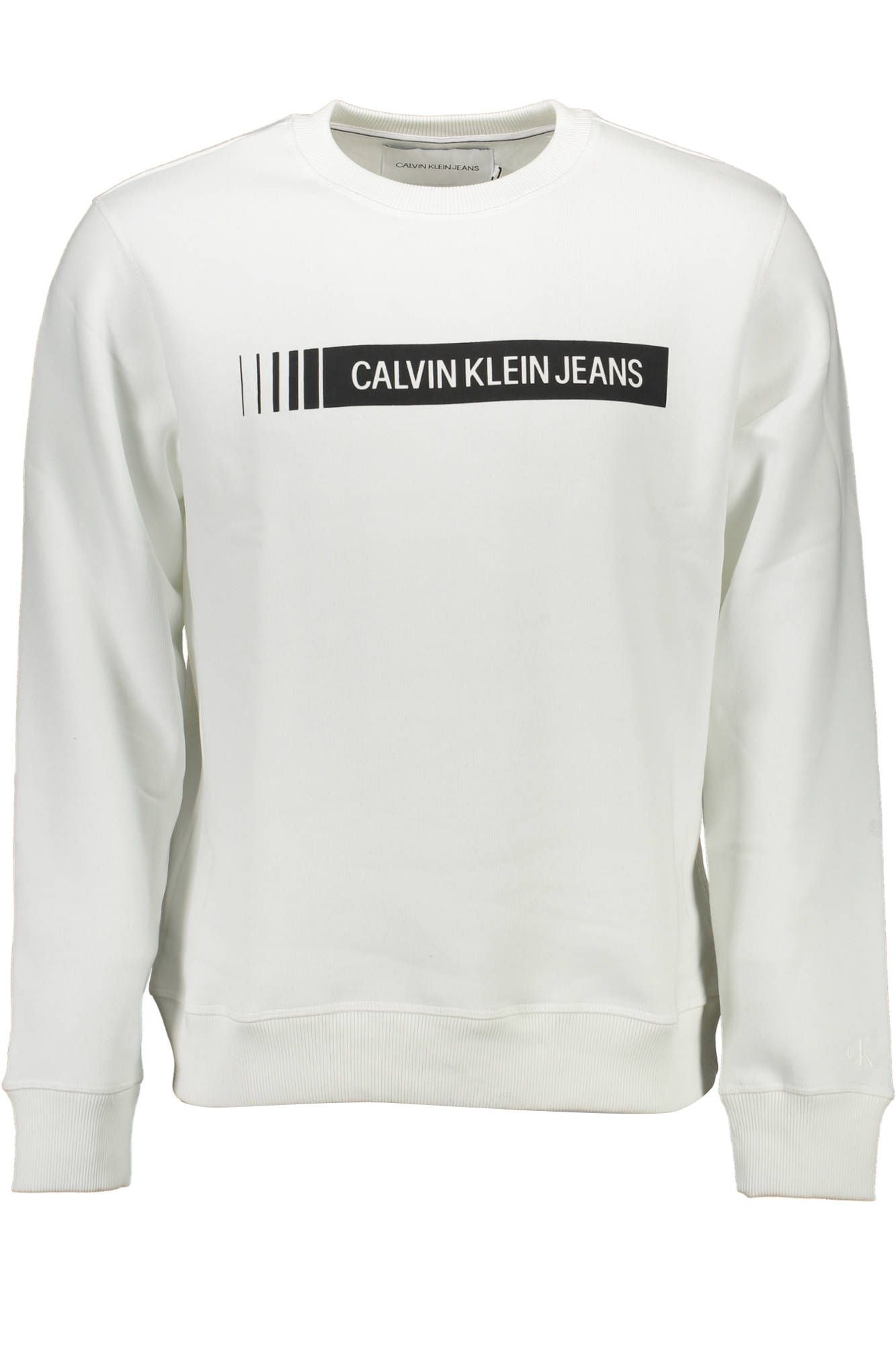 White Cotton Men Sweater