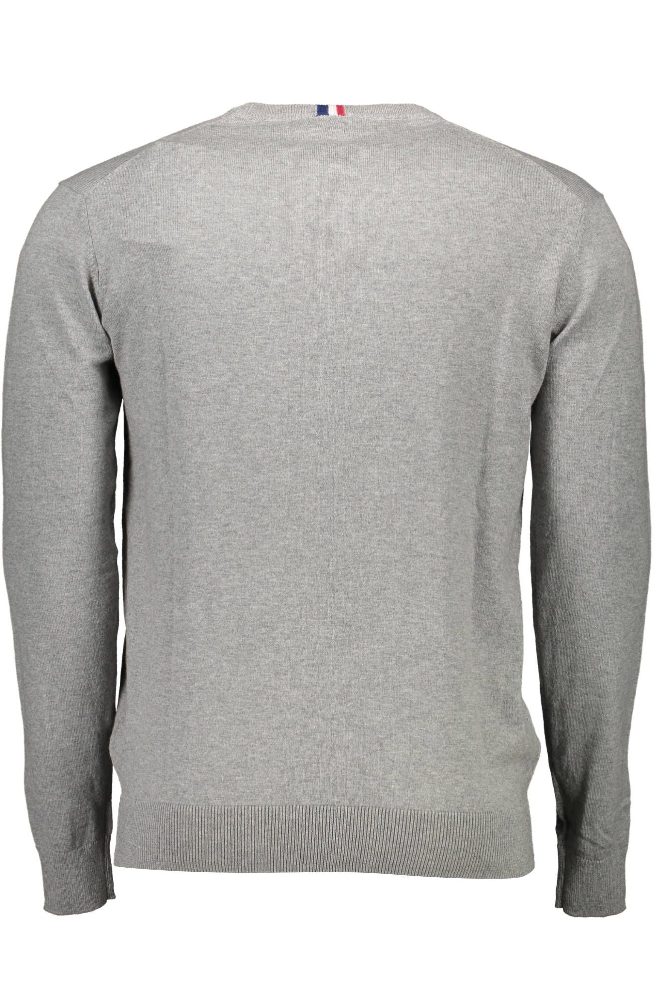 Gray Cotton Men Sweater