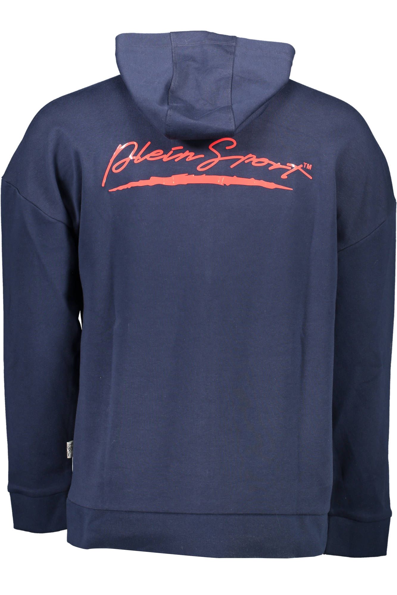 Blue Cotton Men Sweater