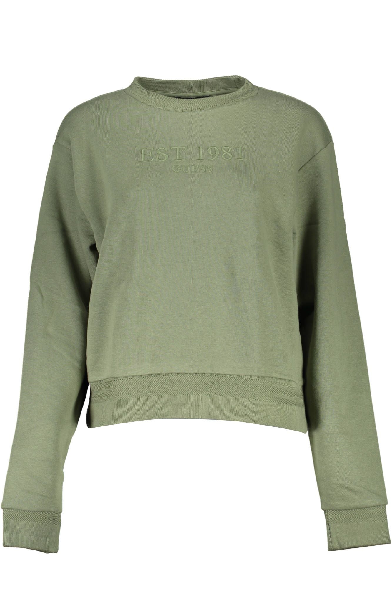 Green Cotton Women Sweater