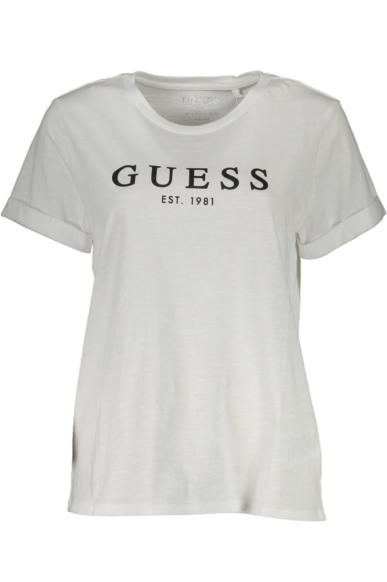 White Cotton Women T-Shirt