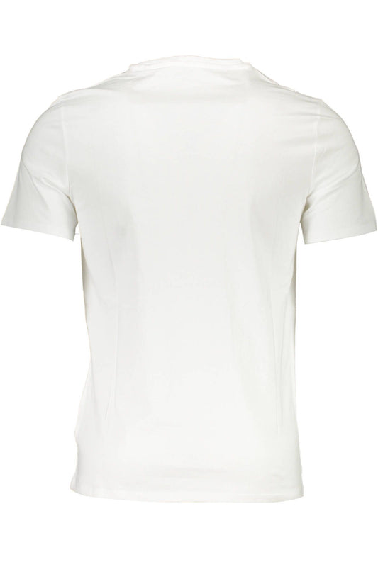White Cotton Men T-Shirt