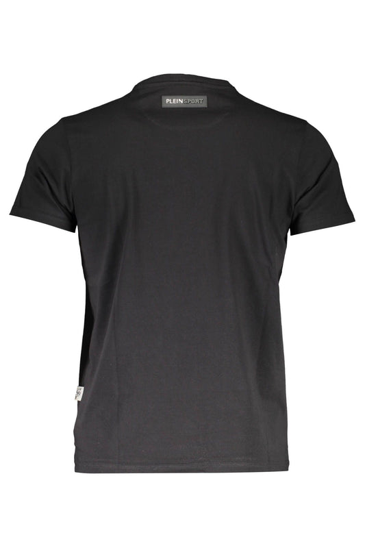 Black Cotton Men TShirt