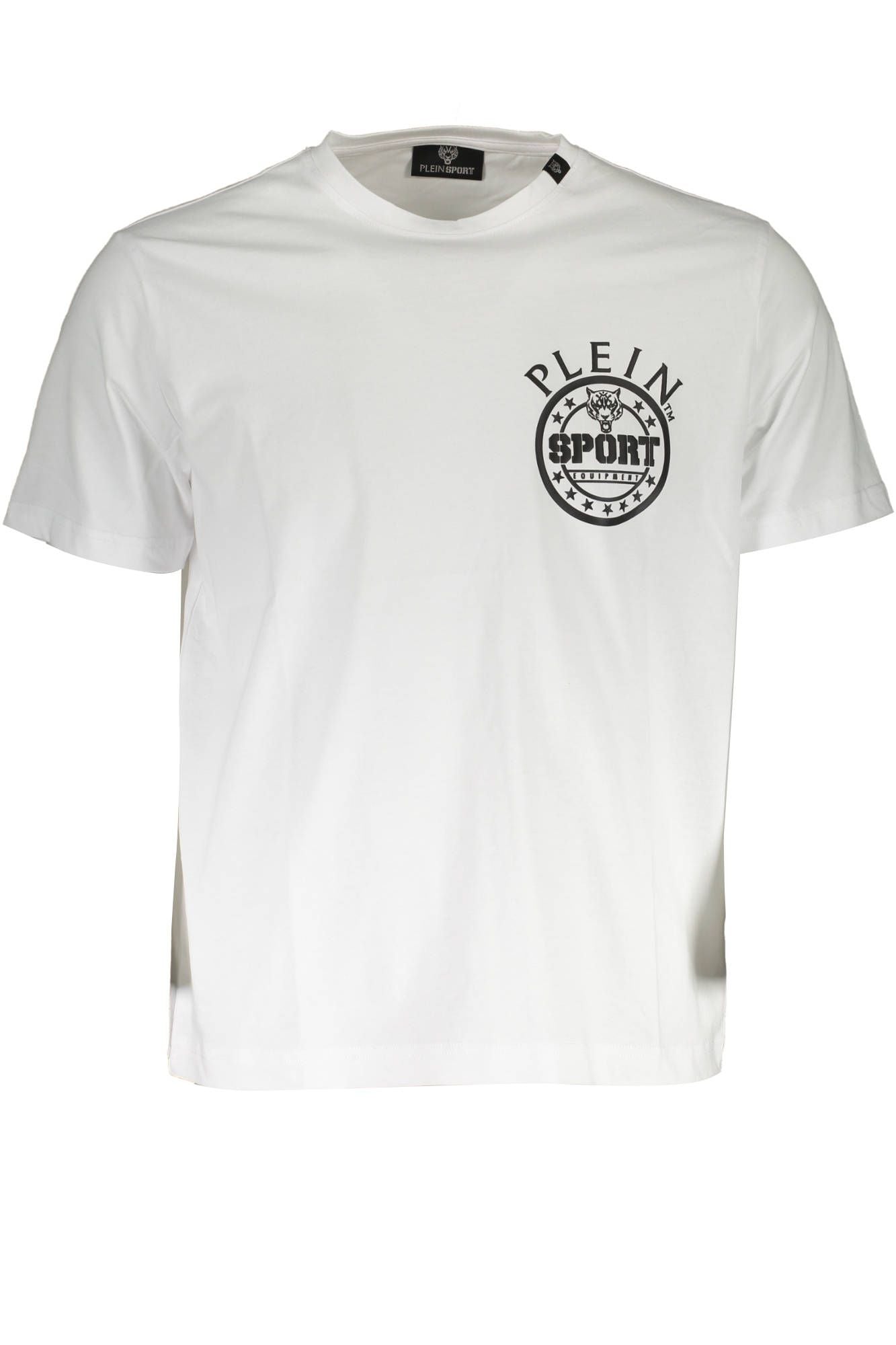 White Cotton Men T-Shirt