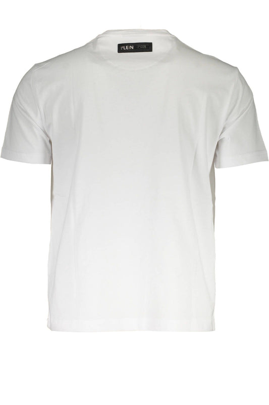 White Cotton Men T-Shirt