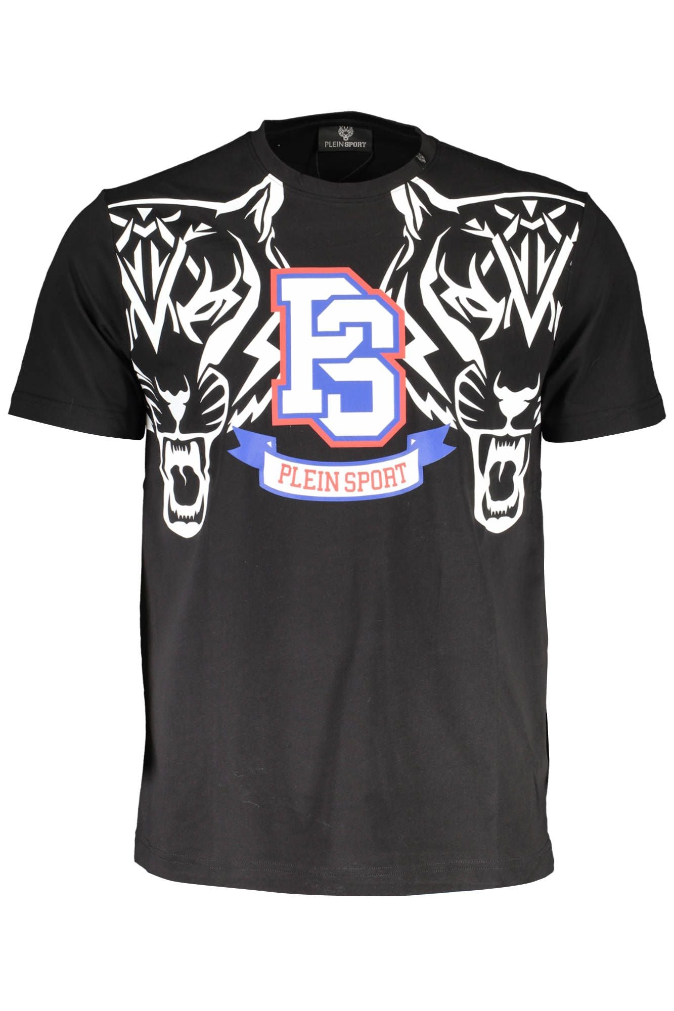 Black Cotton Men T-Shirt