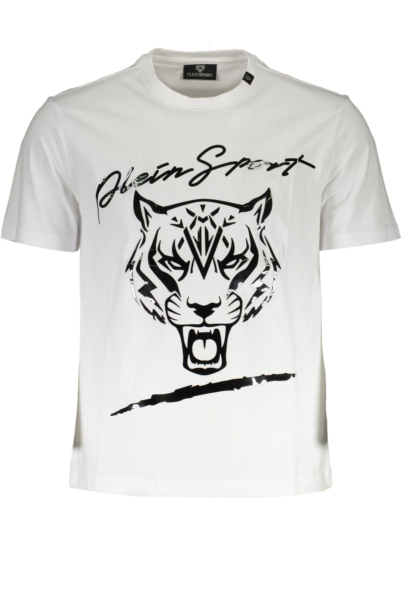 White Cotton Men T-Shirt