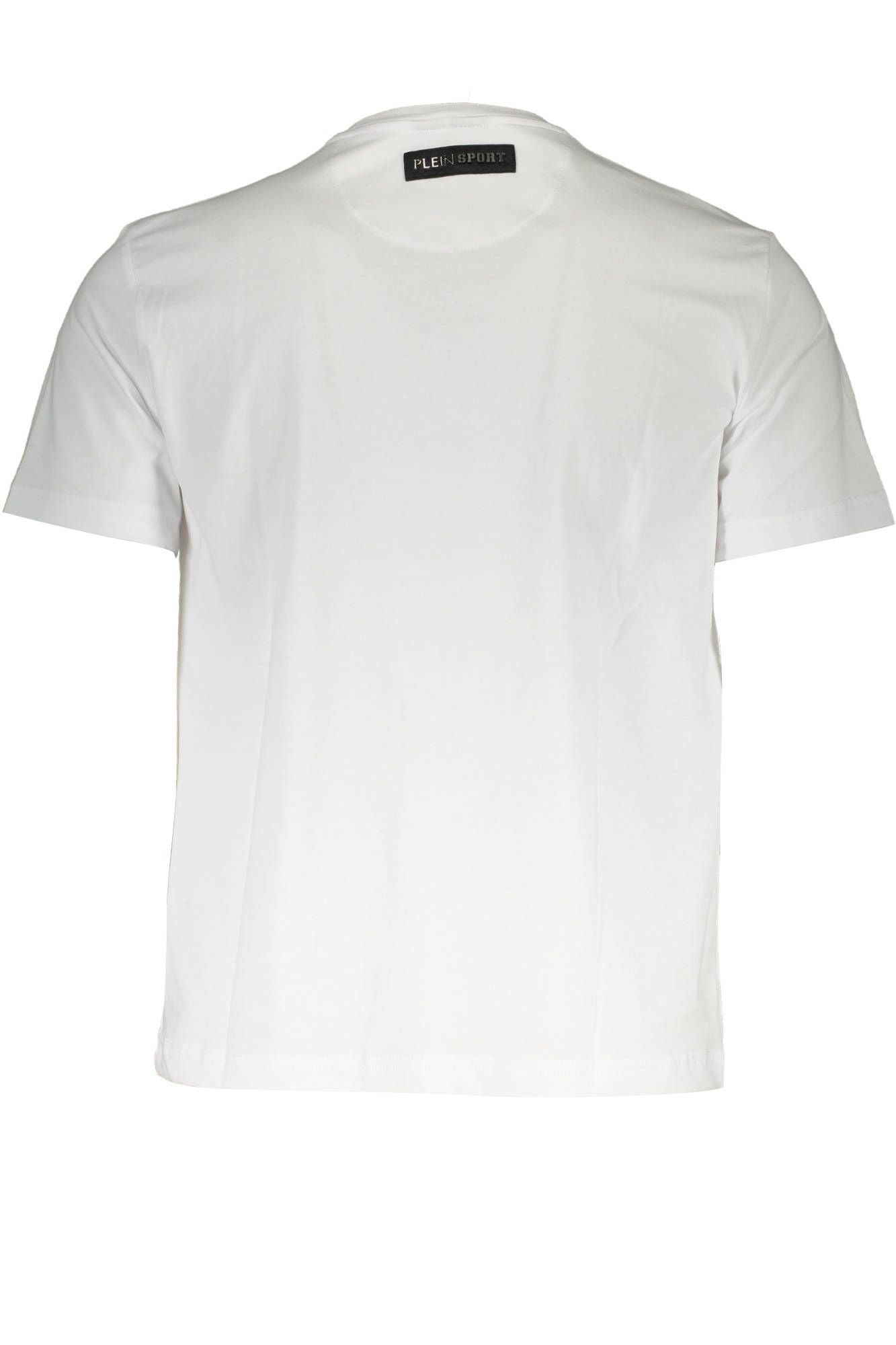 White Cotton Men T-Shirt