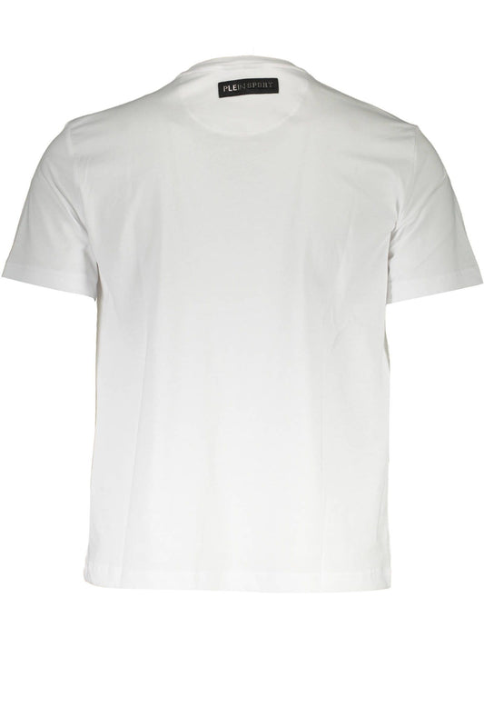 White Cotton Men T-Shirt