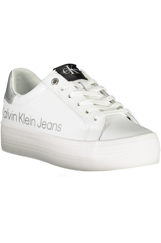 White Leather Women Sneaker