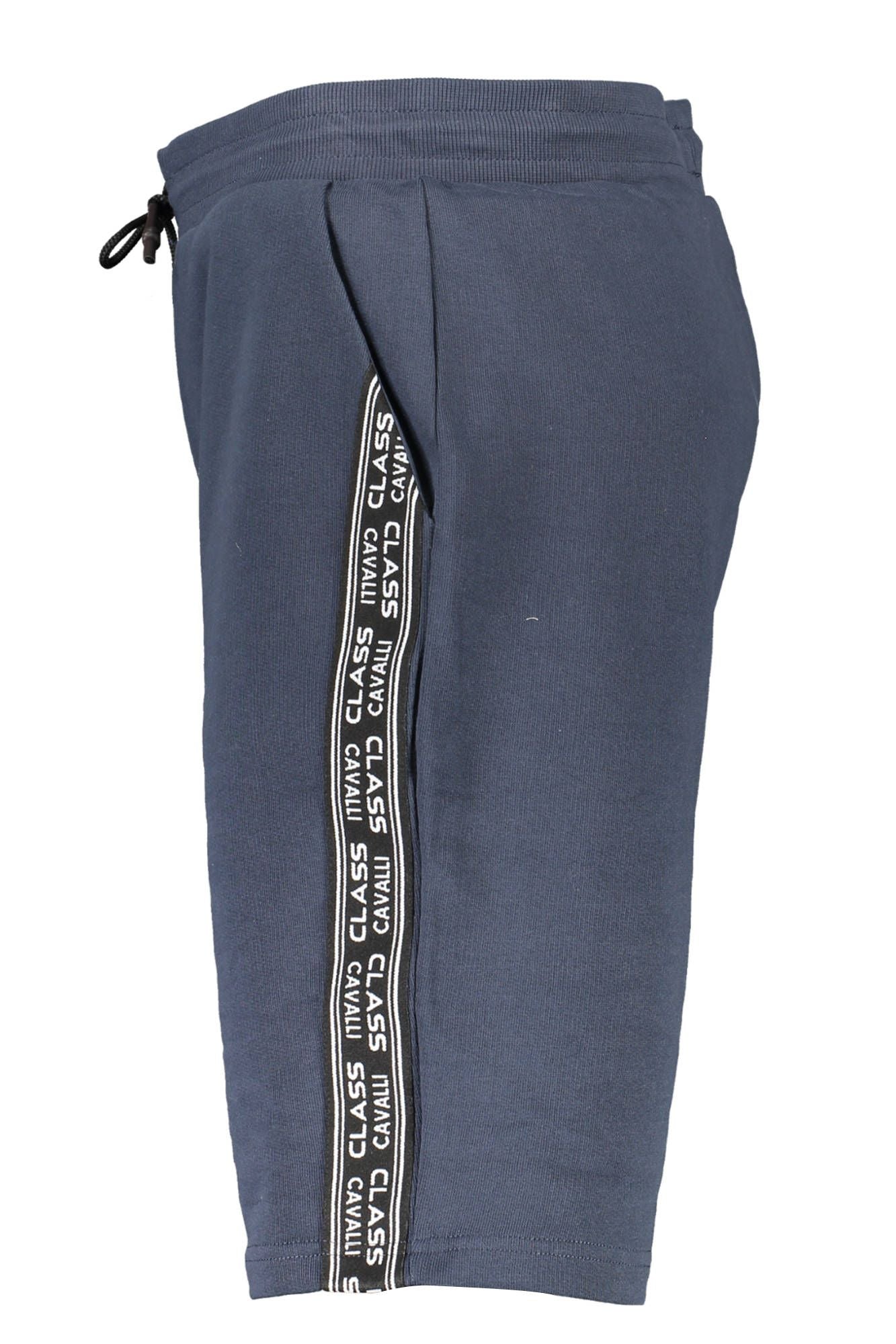 Blue Cotton Men Short