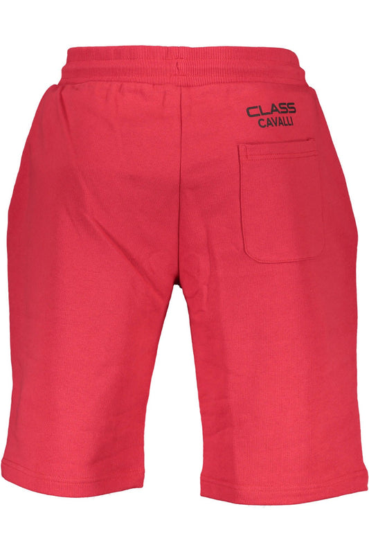 Red Cotton Men Short