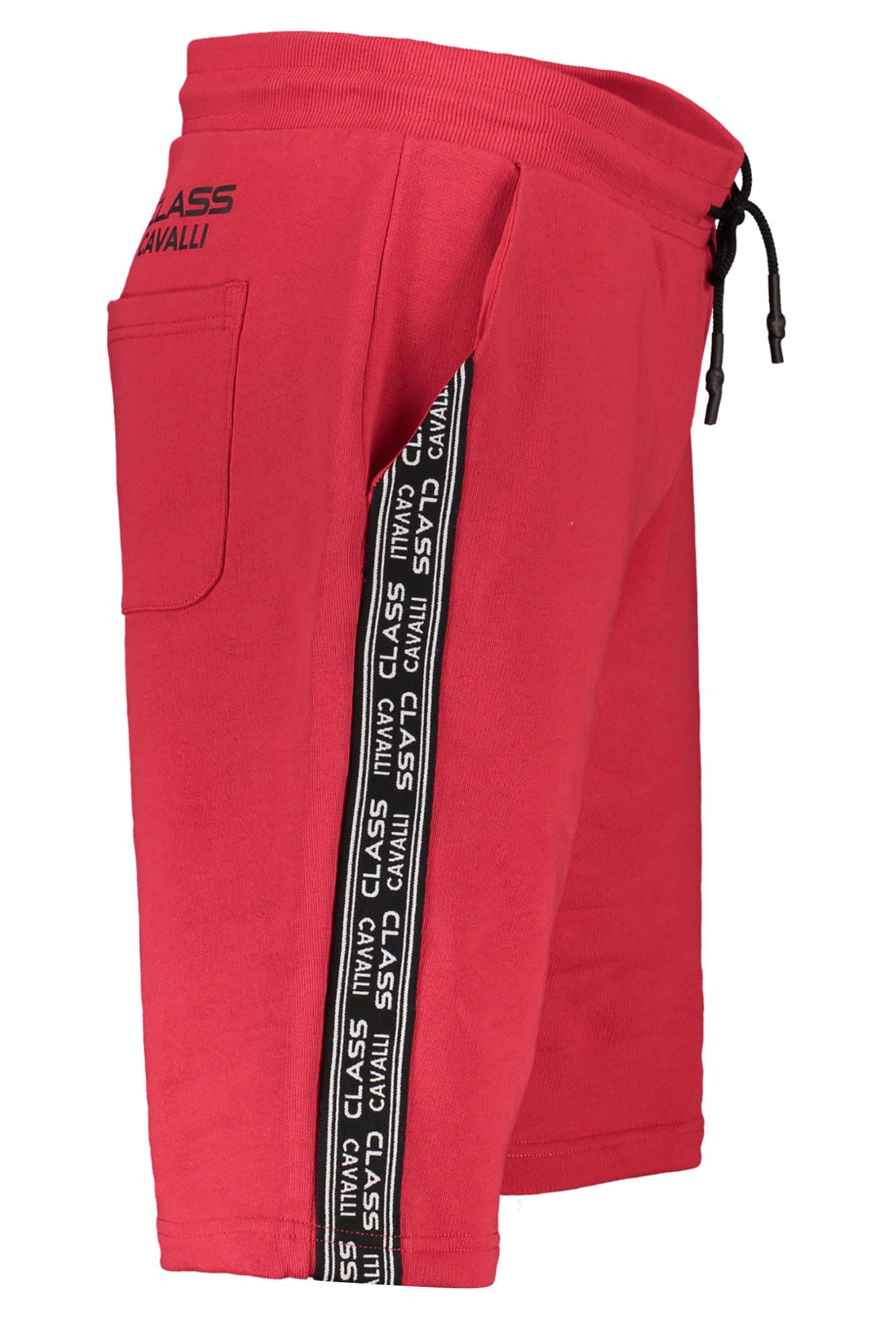 Red Cotton Men Short