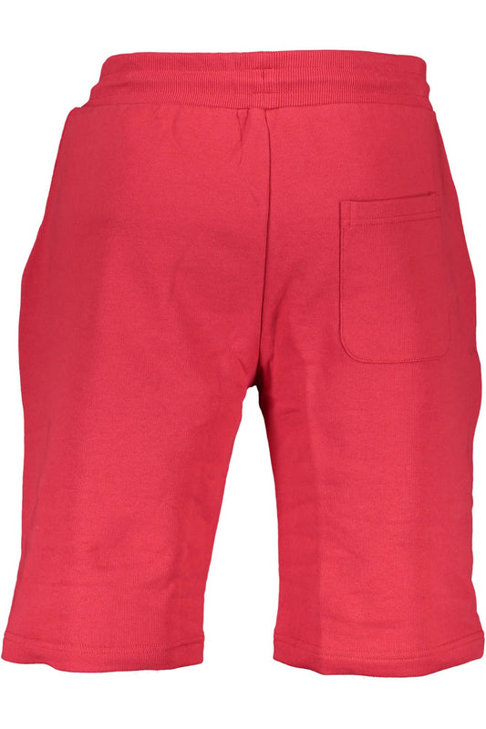 Red Cotton Men Short