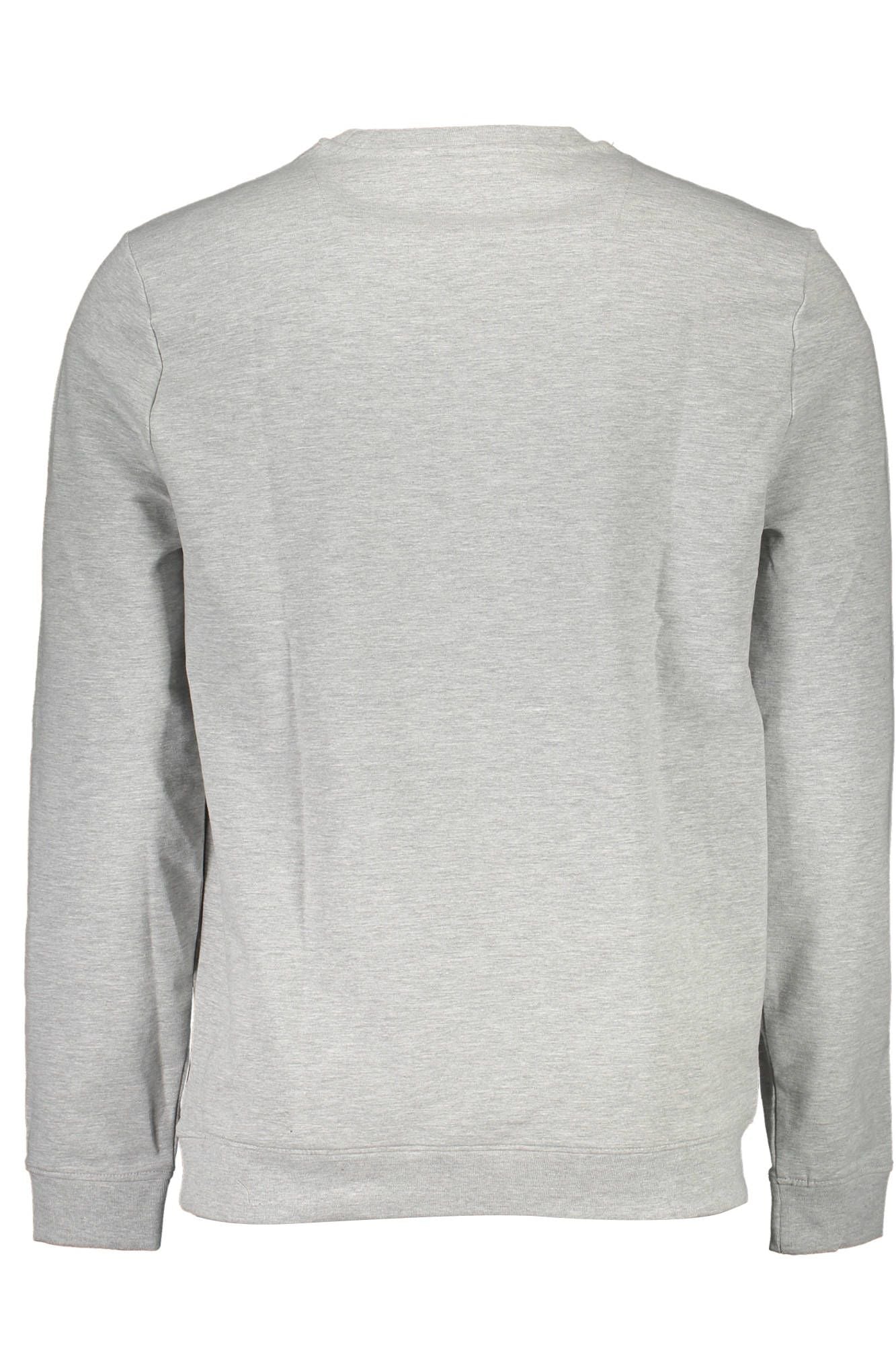 Gray Cotton Men Sweater