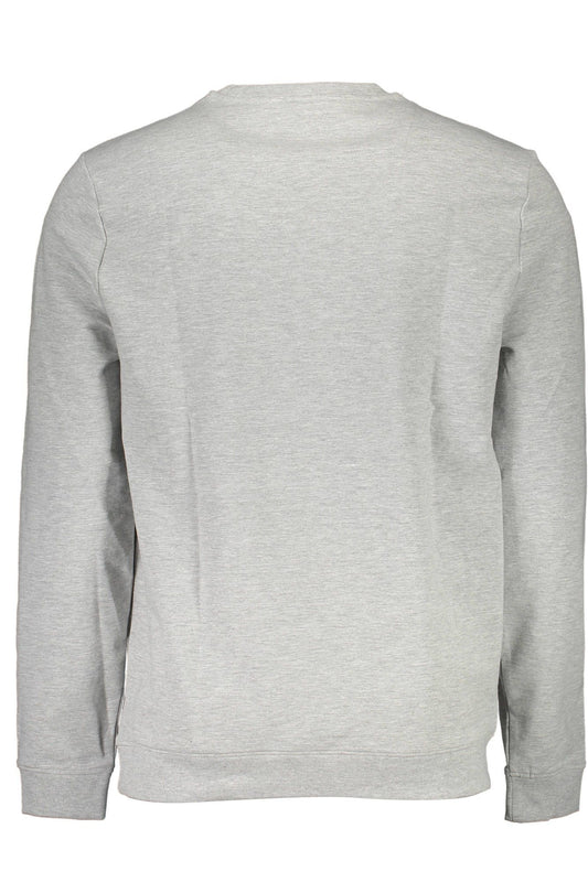 Gray Cotton Men Sweater