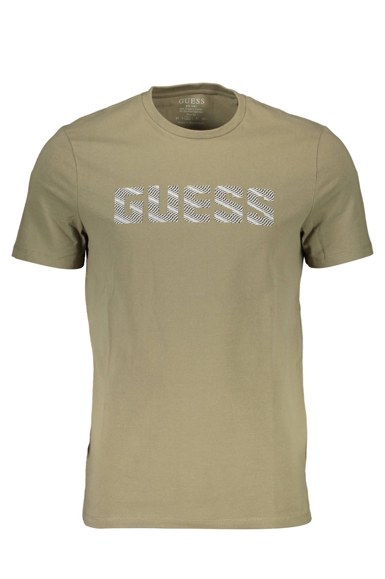 Green Cotton Men T-Shirt