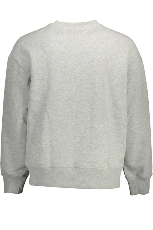 Gray Cotton Men Sweater