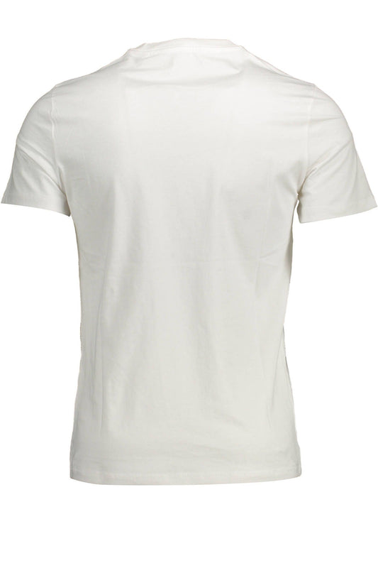 White Cotton Men T-Shirt