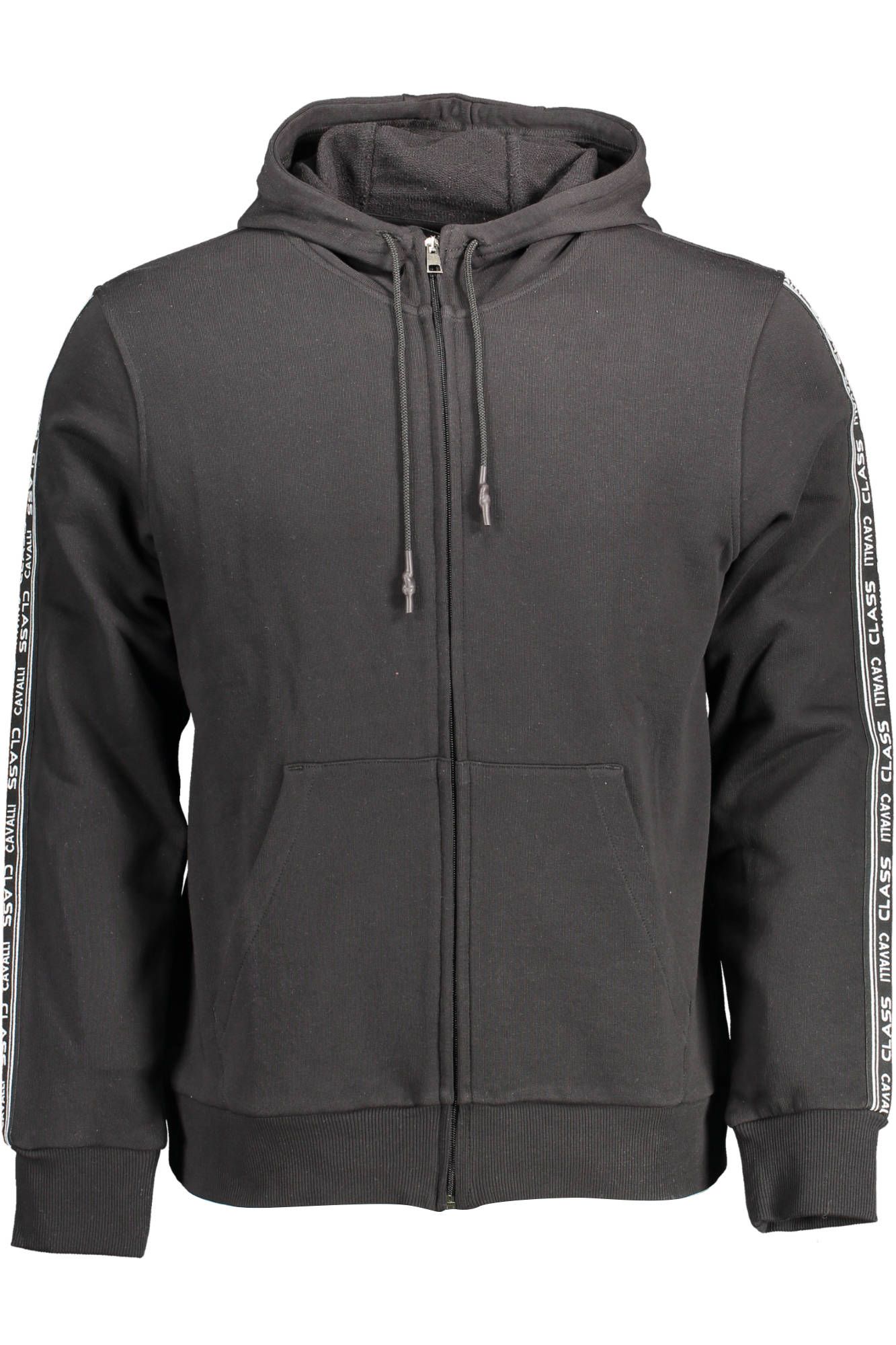 Black Cotton Men Sweater