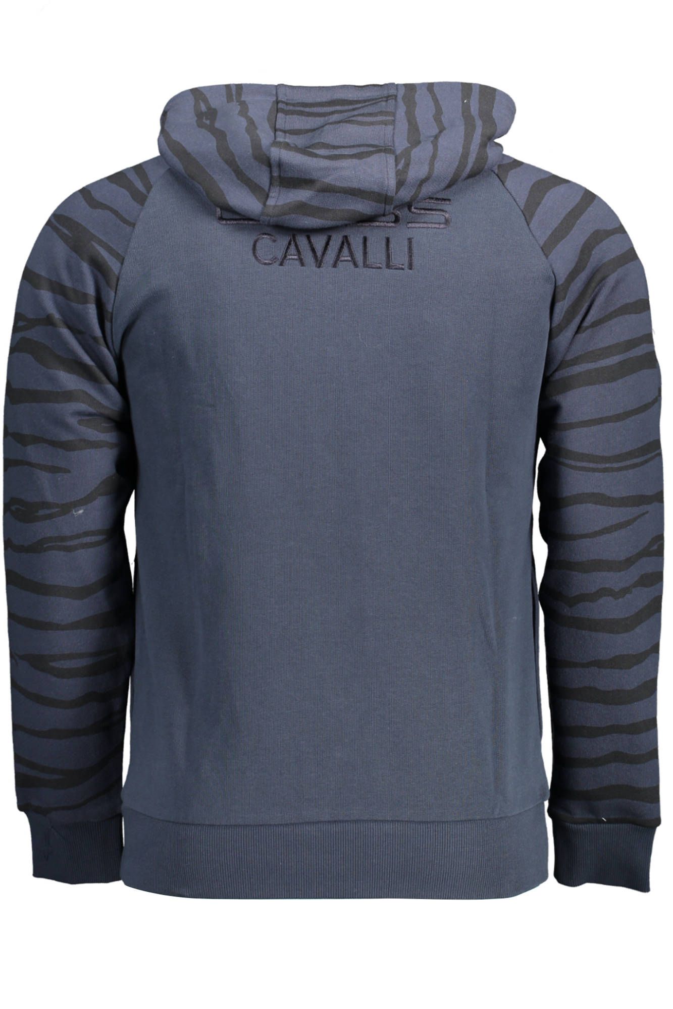 Blue Cotton Men Sweater