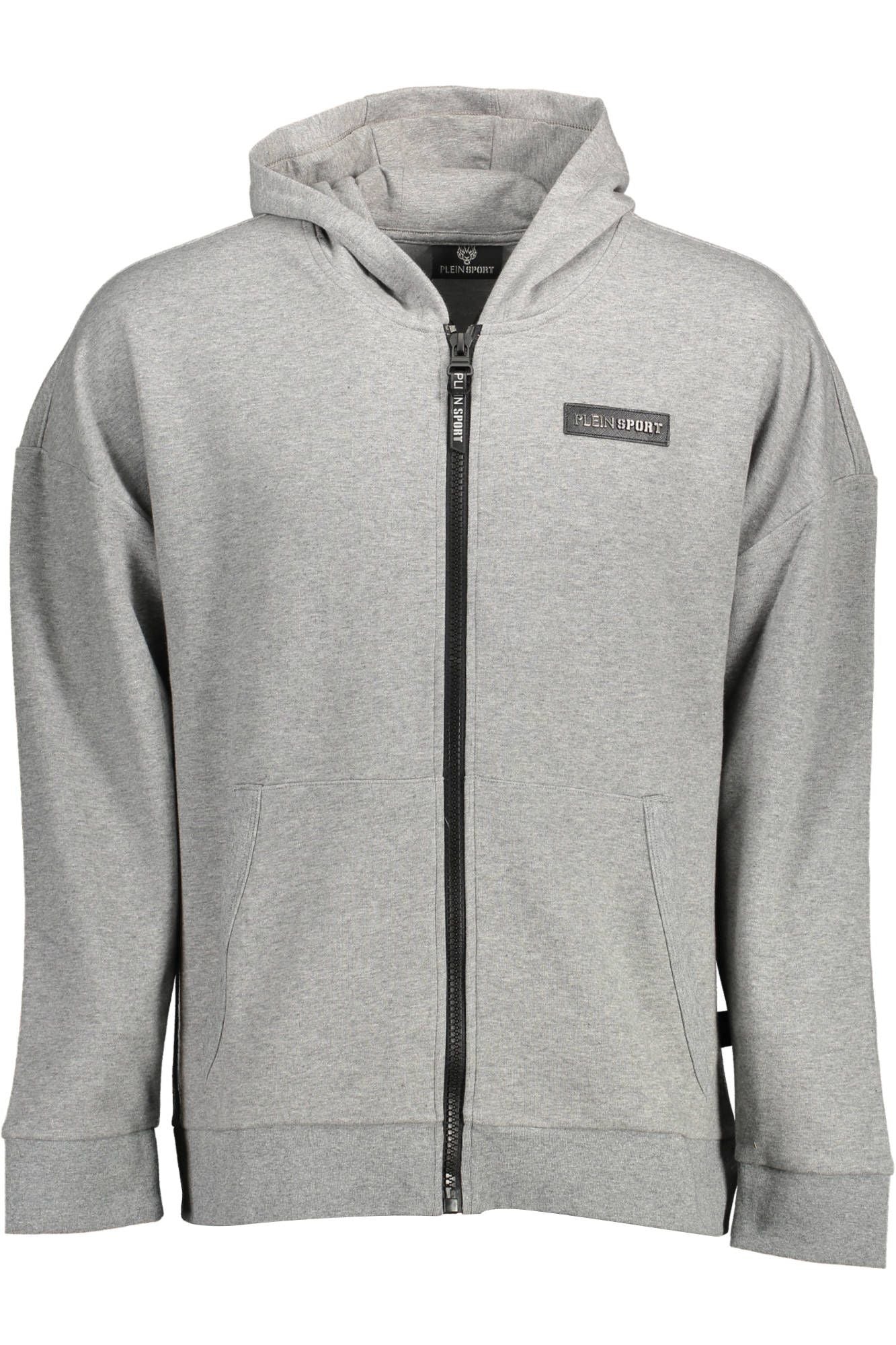 Gray Cotton Men Sweater