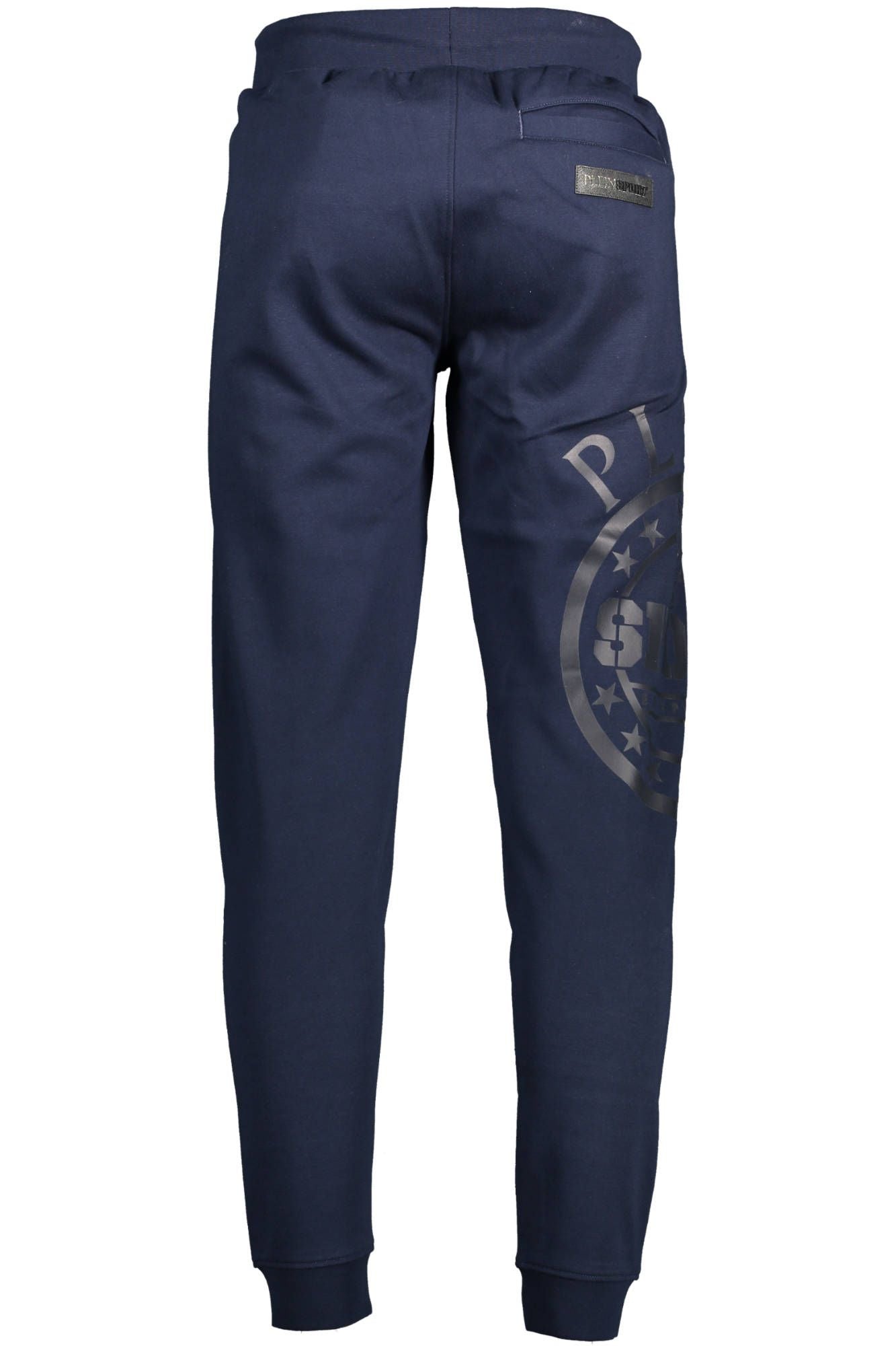 Blue Cotton Men Pant