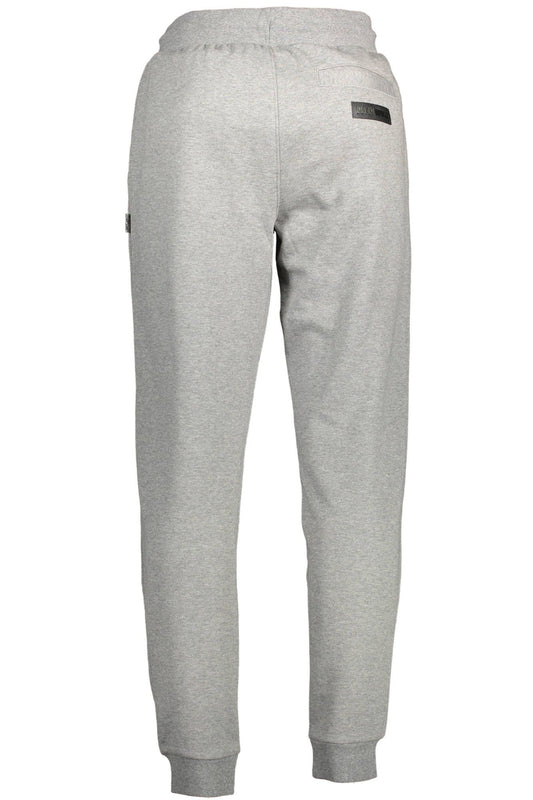Gray Cotton Men Trouser