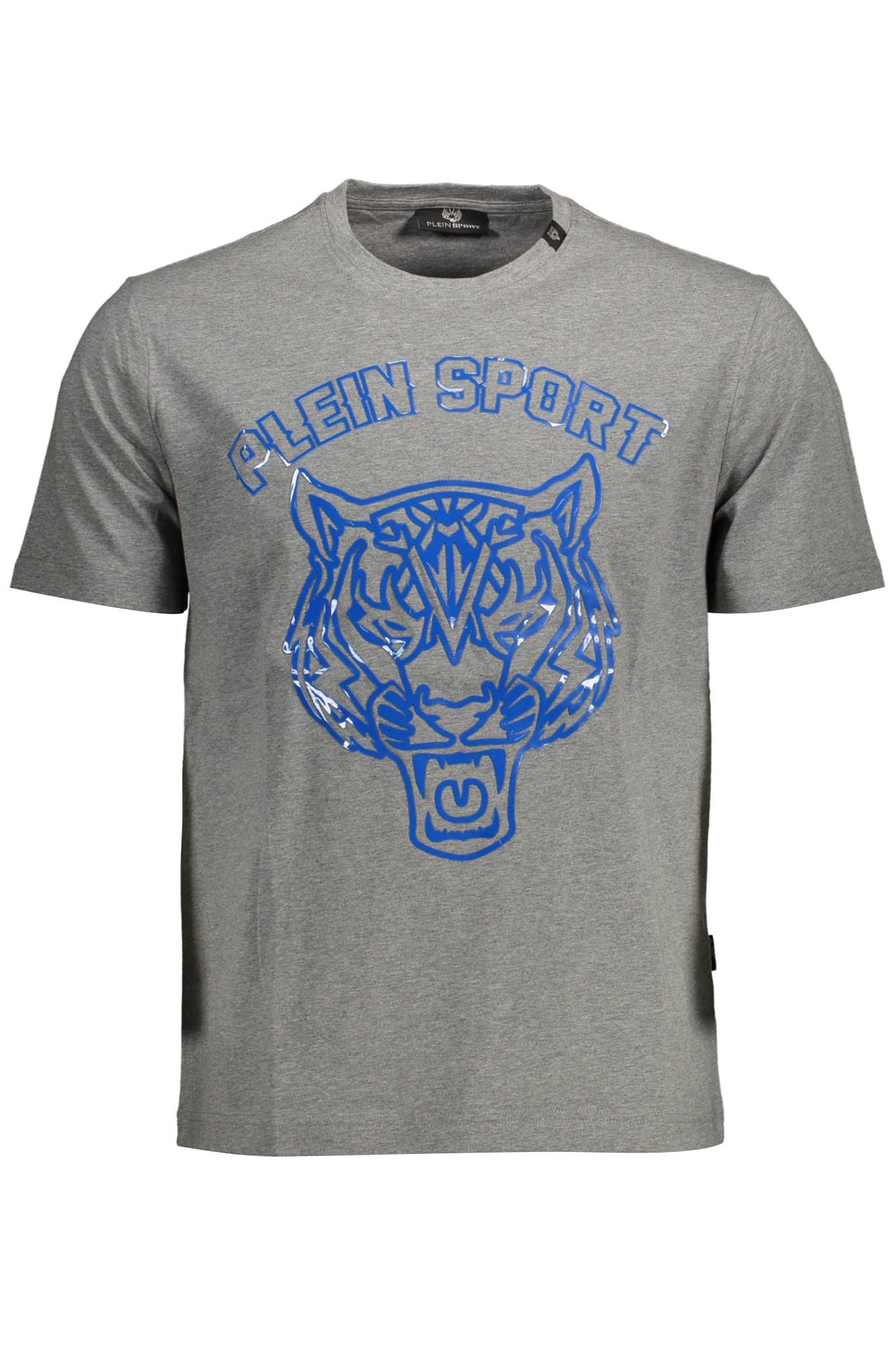 Gray Cotton Men T-Shirt
