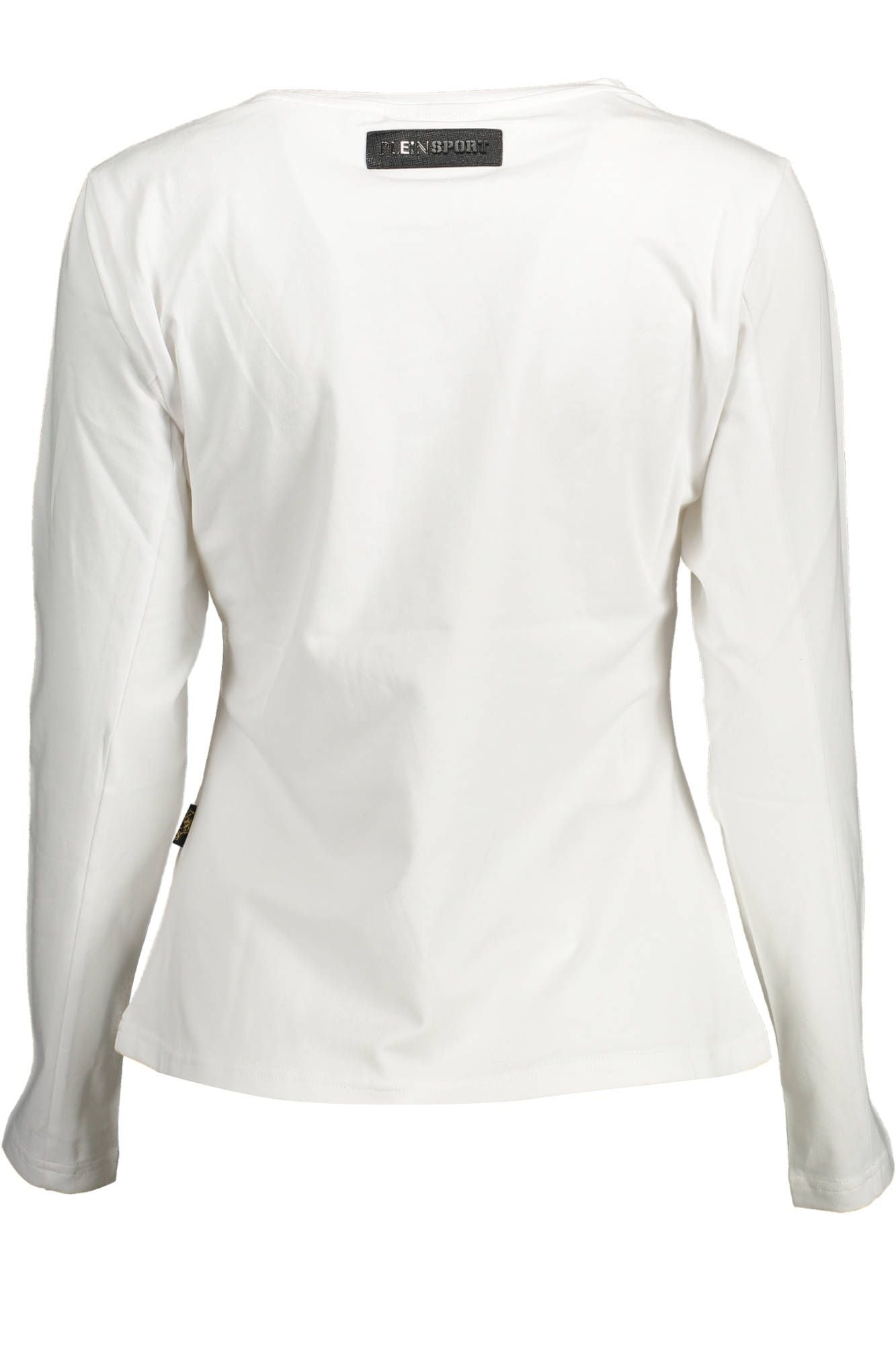 White Cotton Women T-Shirt