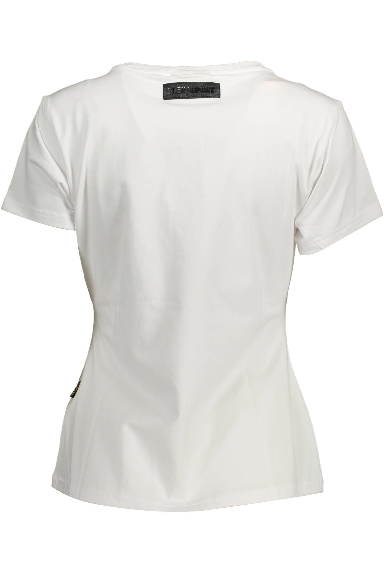 White Cotton Women T-Shirt
