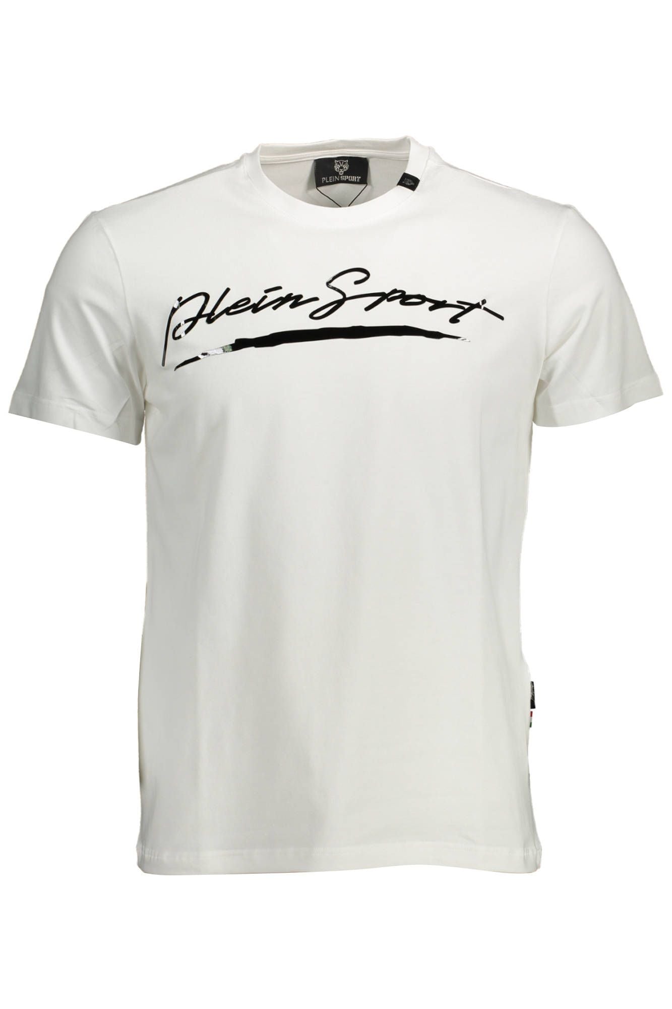 White Cotton Men T-Shirt