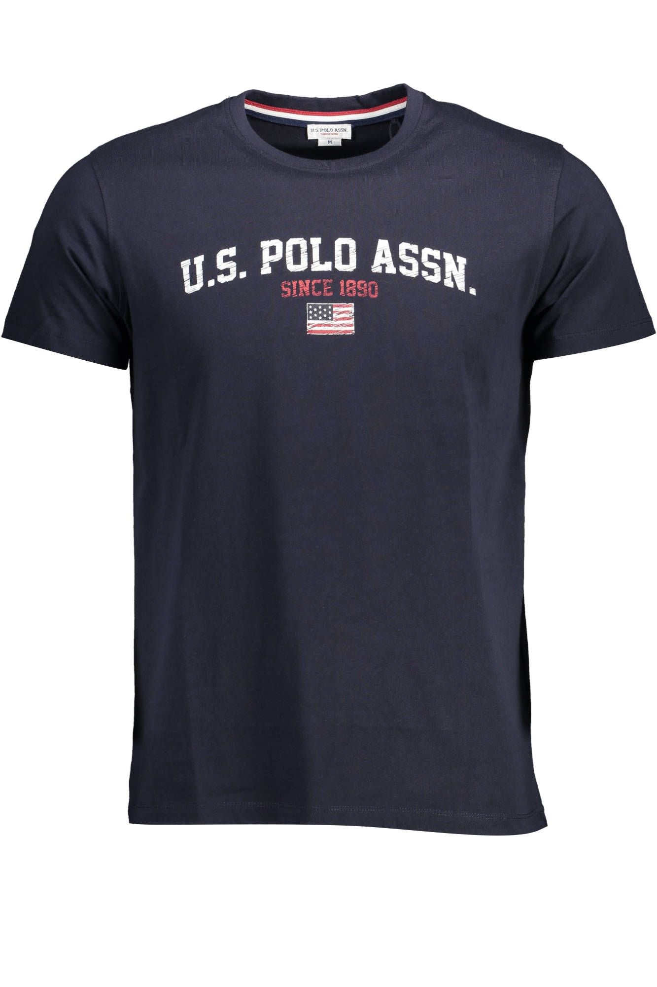 Blue Cotton Men T-Shirt