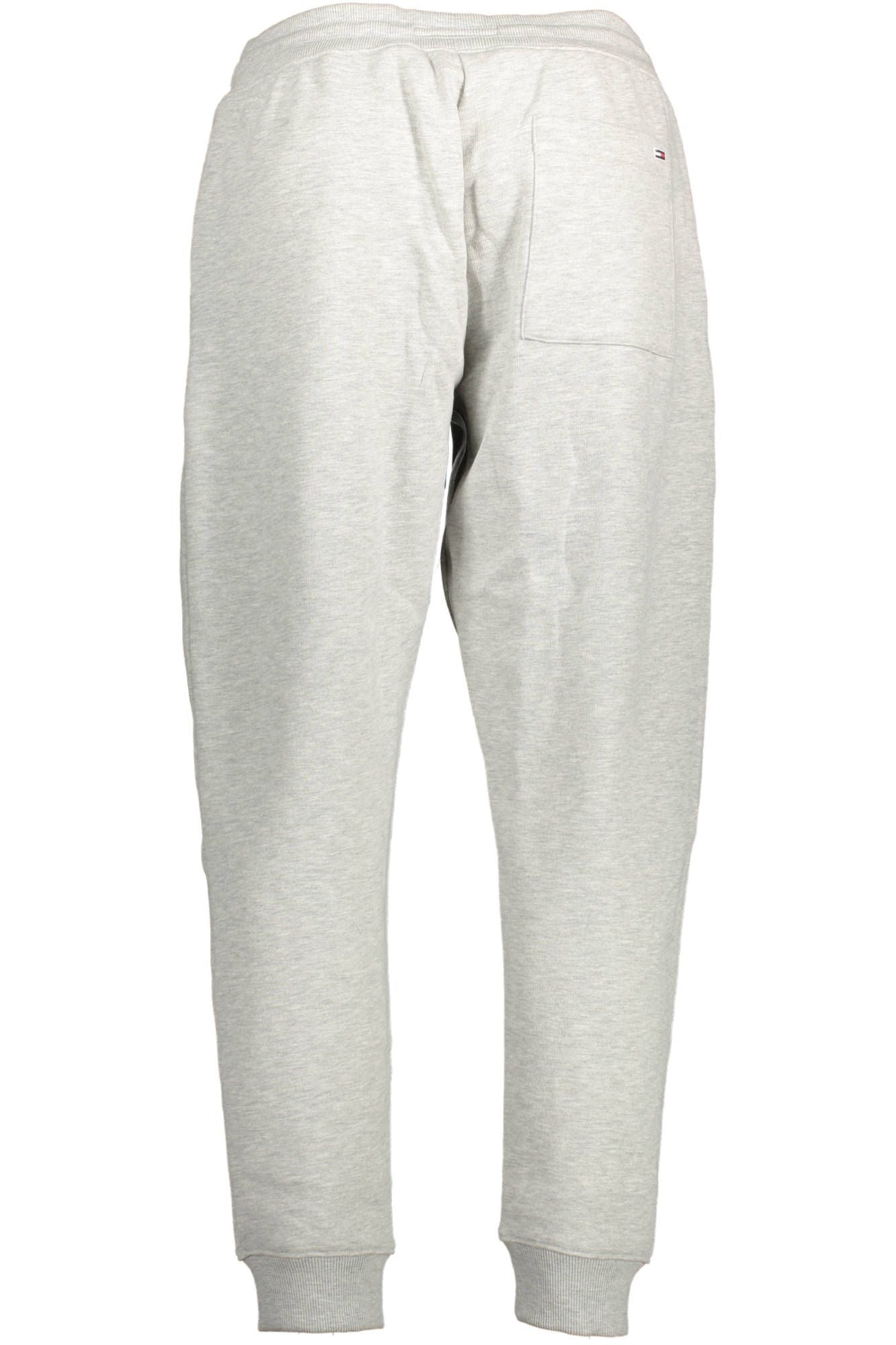 Gray Cotton Men Sports Trouser