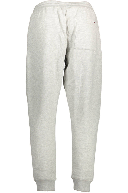 Gray Cotton Men Sports Trouser