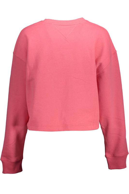 Pink Cotton Women Sweater